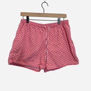 LL Bean Baggies Shorts M Cotton Drawstring Outdoor Cottagecore Summer